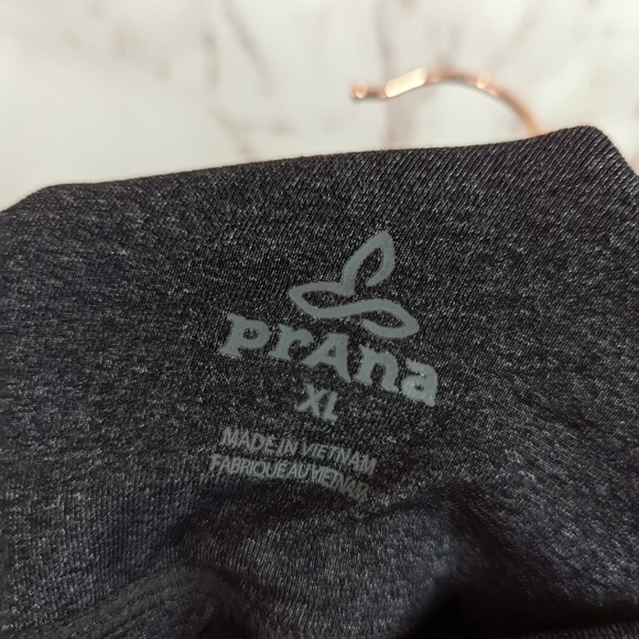 Prana Pillar Leggings Womens XL Crop Capri Gray Mid Rise Heathered - Picture 4 of 10